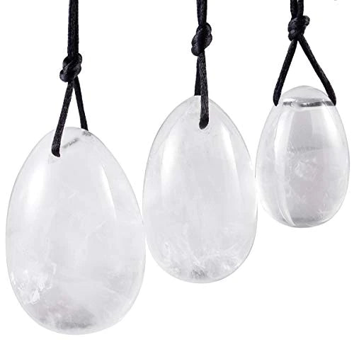 Crystal Yoni Eggs - Clear Quartz