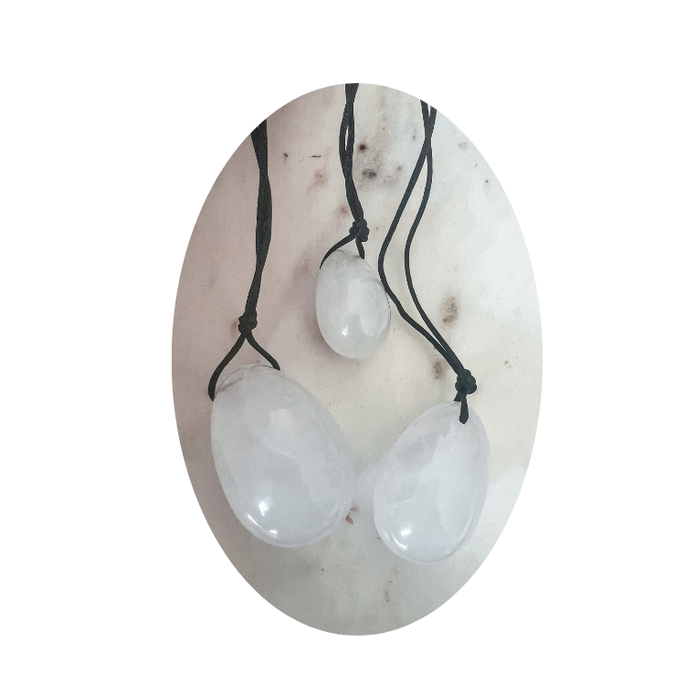Crystal Yoni Eggs - Clear Quartz
