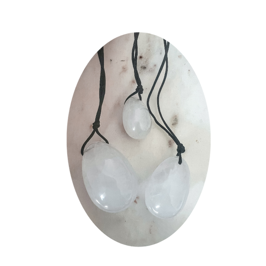 Crystal Yoni Eggs - Clear Quartz