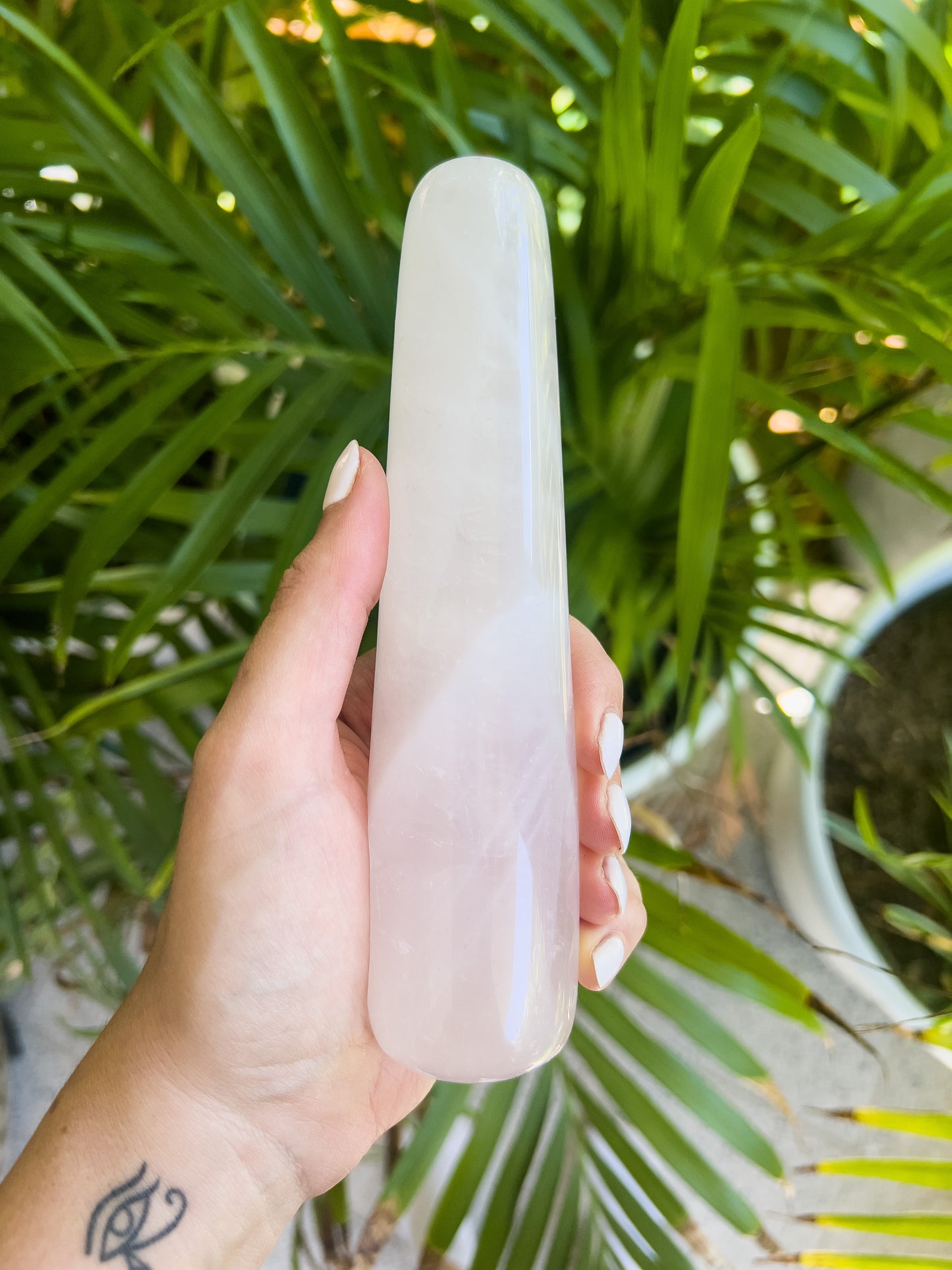Rose Quartz X-Large Wand