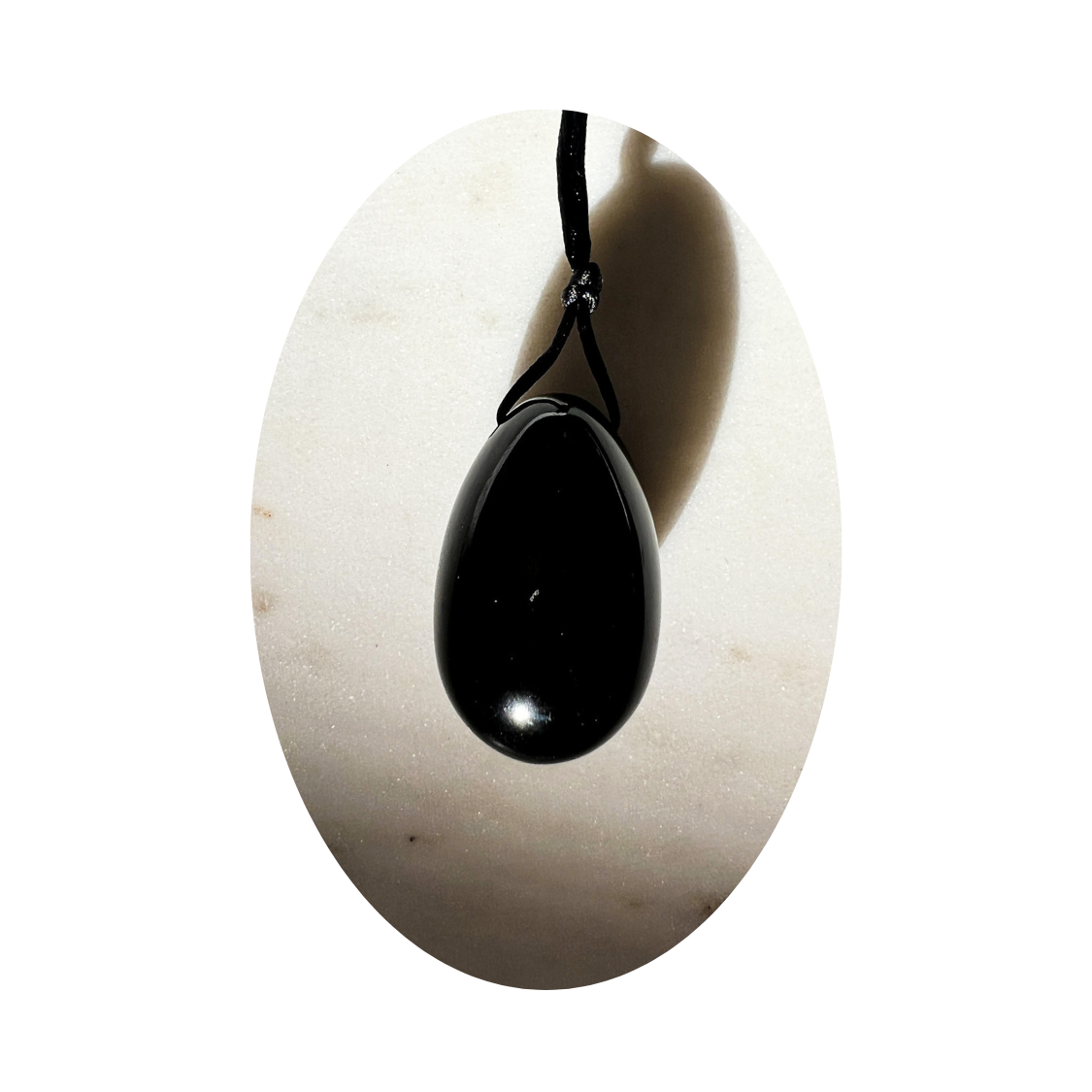 Black Obsidian Yoni Egg