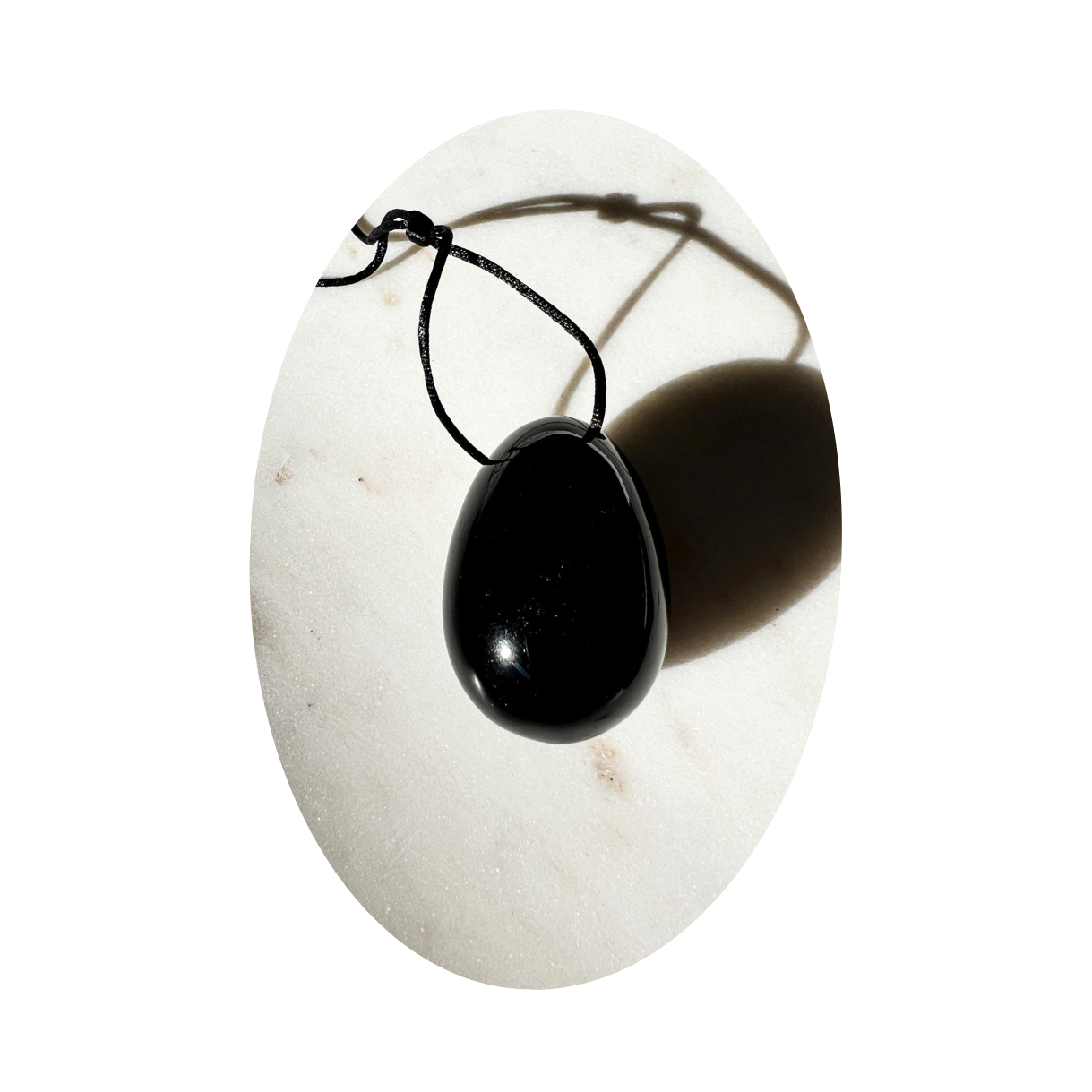 Black Obsidian Yoni Egg