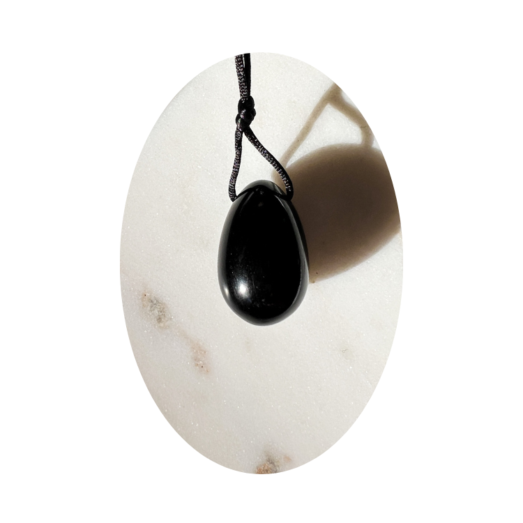 Black Obsidian Yoni Egg