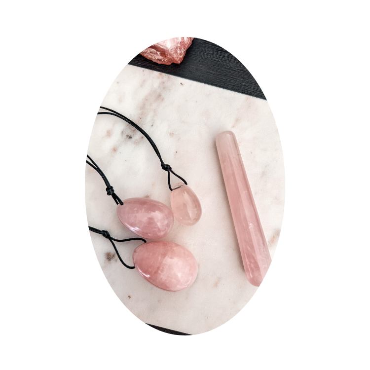 Yoni healing pack - rose quartz