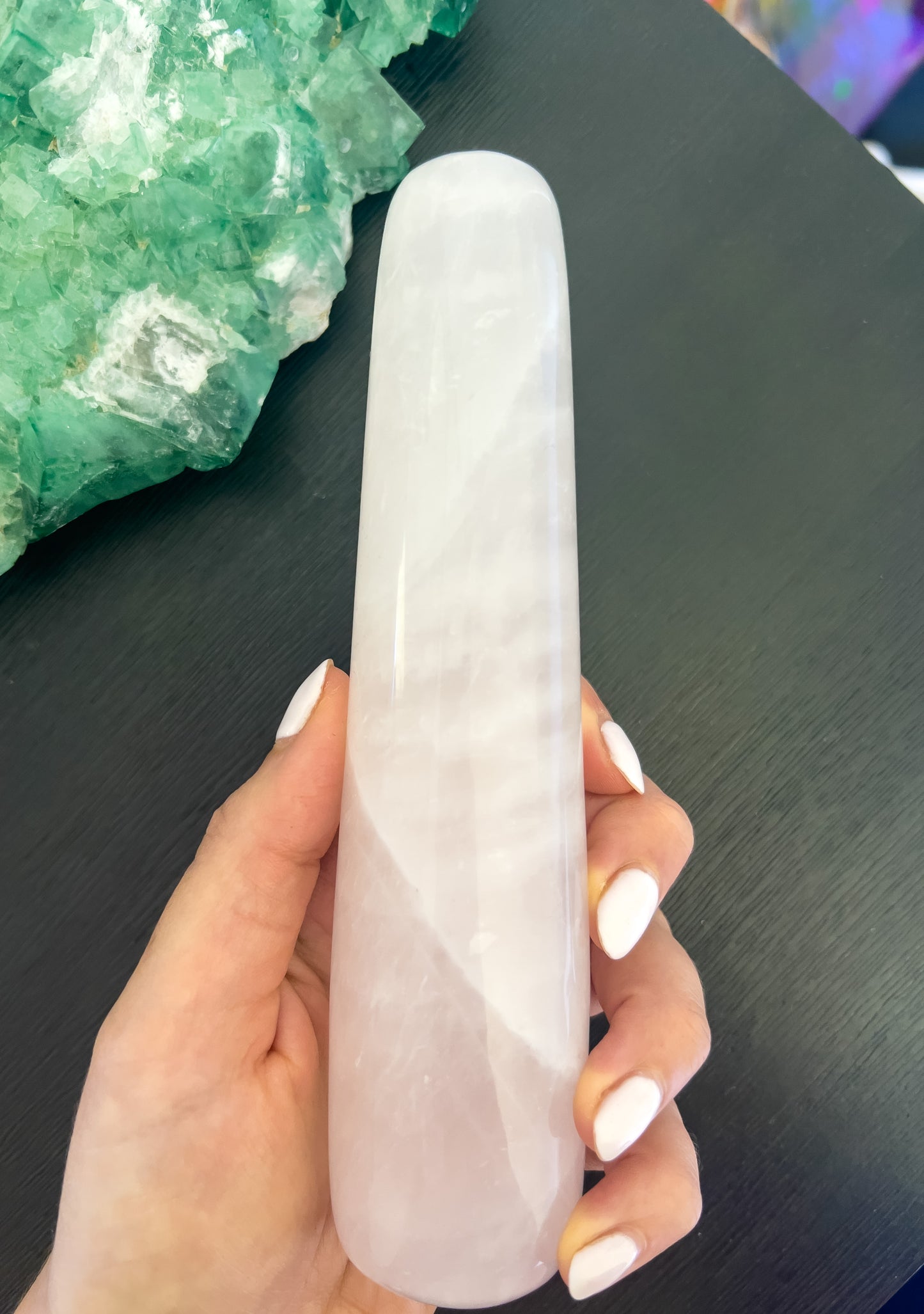 Rose Quartz X-Large Wand